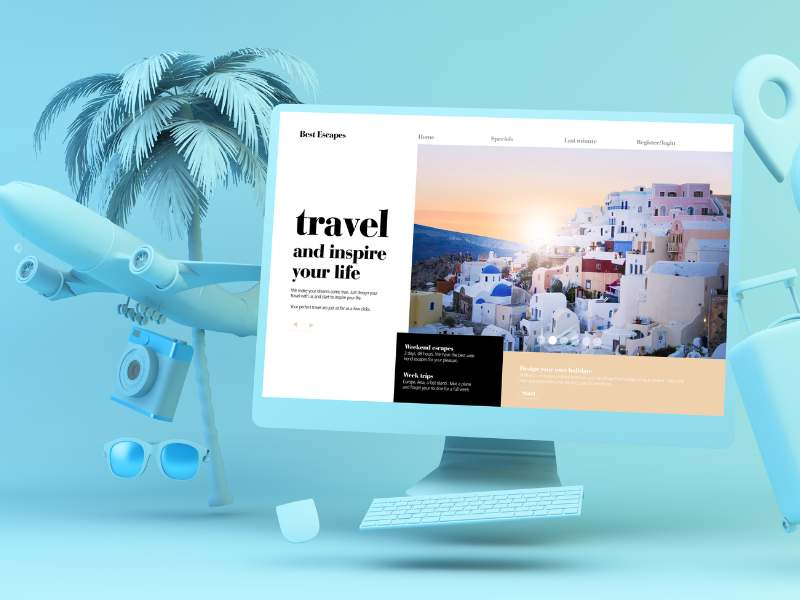 travel website design in Sri Lanka