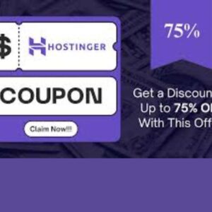 Hostinger discount coupon 2025